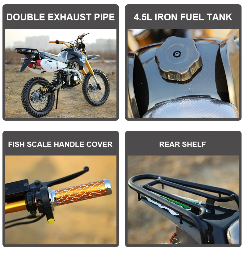 125 Cc 4 Stroke Dirtbike Sport Motorcycles Power Bike off Road Adult Moto 125cc Ladies Gasoline 140cc 150cc 160cc