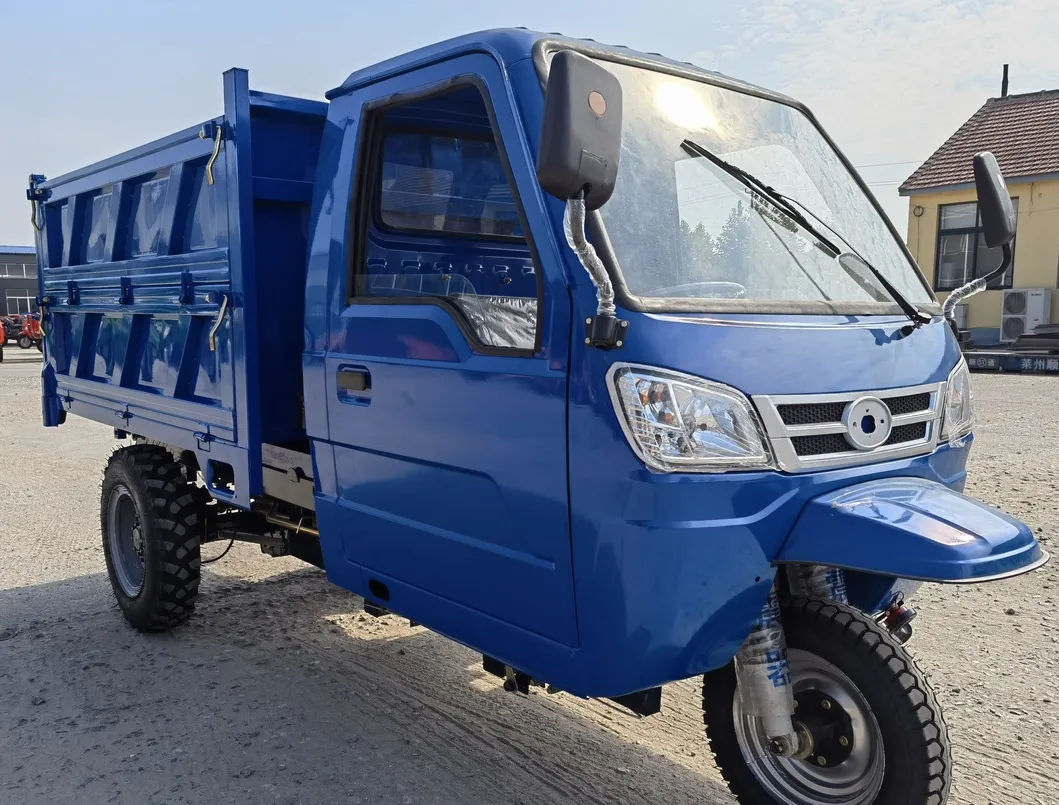 2021 Export to Peru, Ecuador, Africa 3 Wheels Dumper, Stronger Mini Dump Truck with Double Shock Absorption
