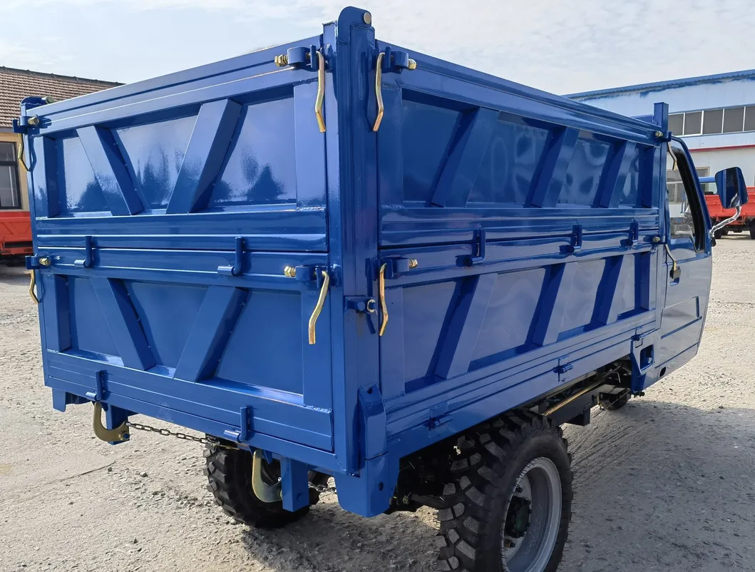 2021 Export to Peru, Ecuador, Africa 3 Wheels Dumper, Stronger Mini Dump Truck with Double Shock Absorption