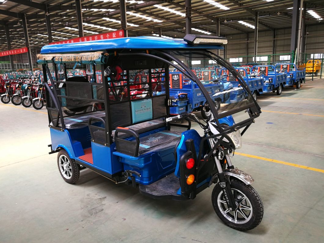 2021 Hot Sale 1000W 48V Electric Passenger Tricycle and Auto E Rickshaw at Cheap Price