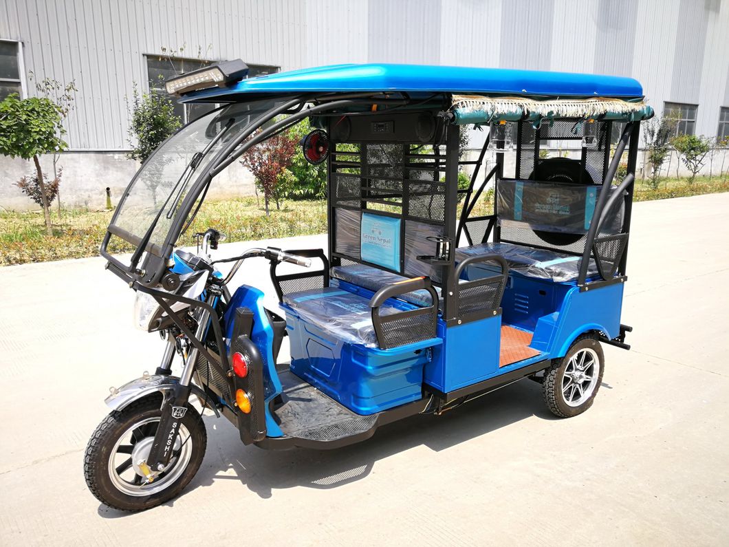 2021 Hot Sale 1000W 48V Electric Passenger Tricycle and Auto E Rickshaw at Cheap Price