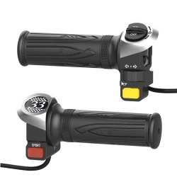 Here are the main components associated with motorcycle handlebars and controls