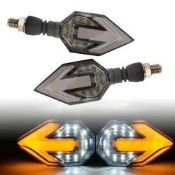 Here are the main types and functions of motorcycle lights and indicators