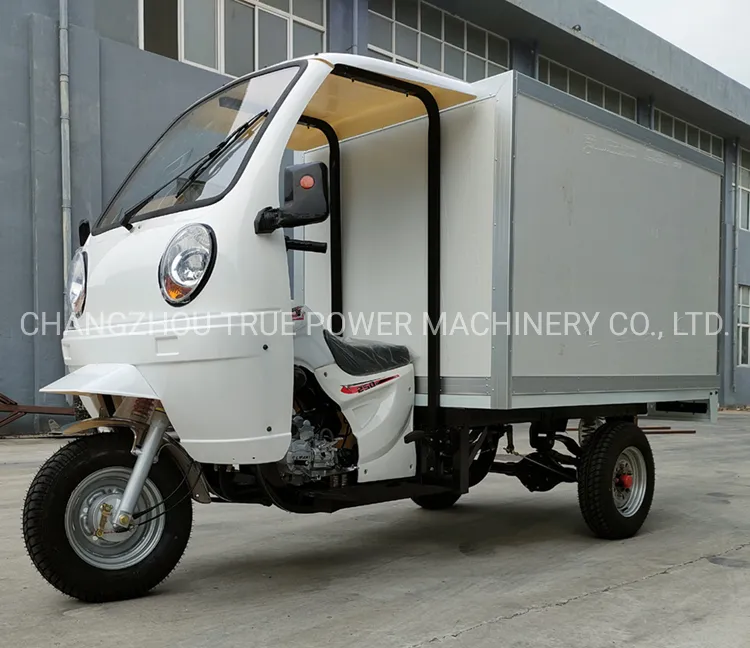 250cc Motorized Tricycle for Cargo with Insulation Enclosed PU Box