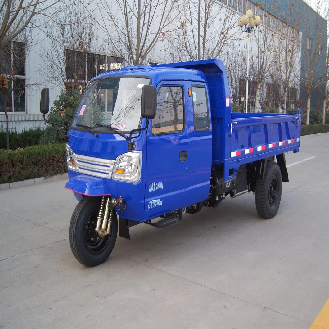 3 Tons Dump Trike with Sunshade Roof and Self-Unloading Cargo Box