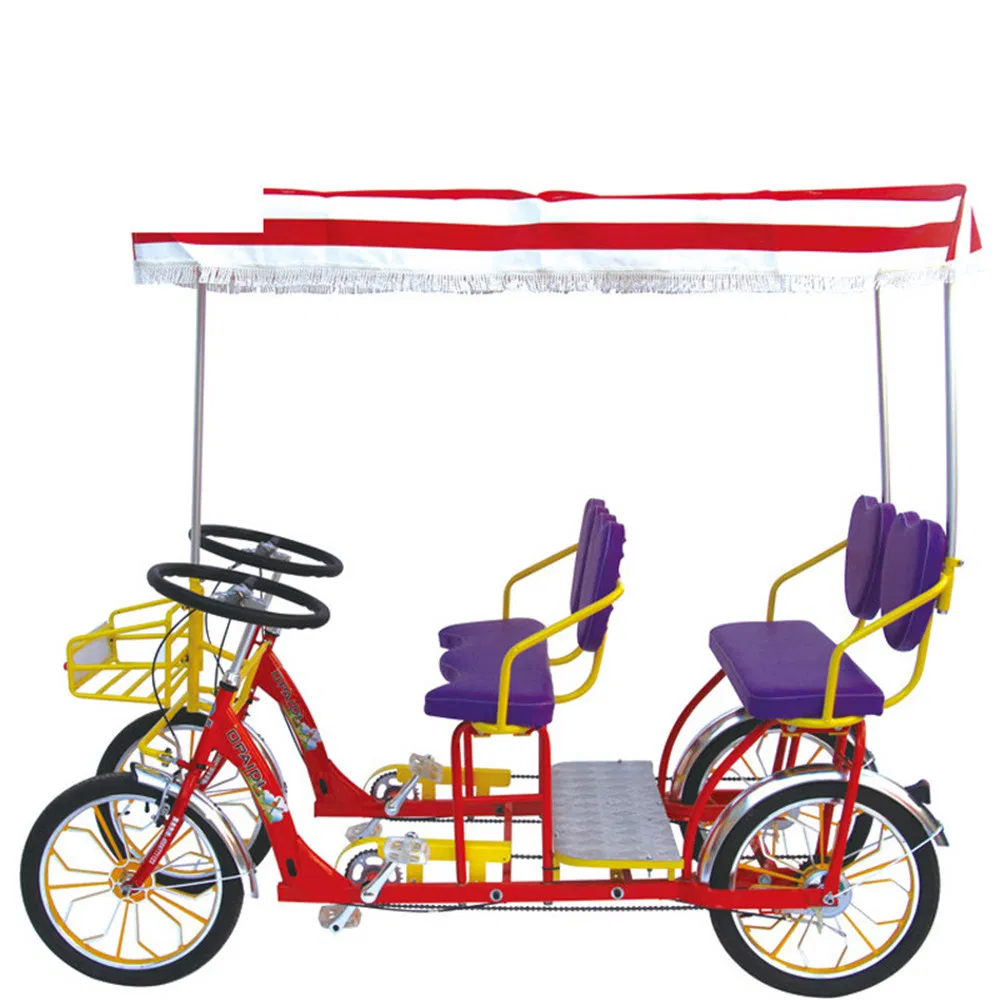 4 Person Bicycle Surrey Pedal Bike for Sale