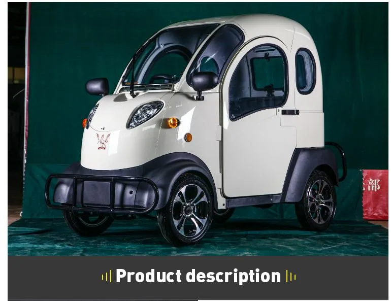 4 Wheels Long Range Lithium Battery Electric Vehicle
