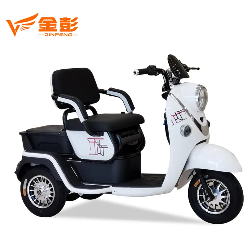 60V 500W Fat Tire Folding 3 Wheel Electric Rickshaw