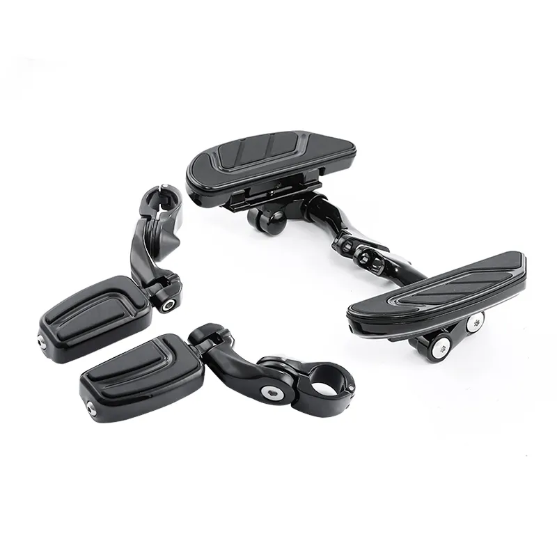 Airflow Footboard Short Angled Mount Footpeg Footrest Fit for Harley Touring