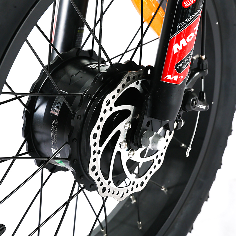 Aluminum Alloy 3 Wheel Fat Tire 48V 500W 750W Front Wheel Hub Motor Electric Tricycle