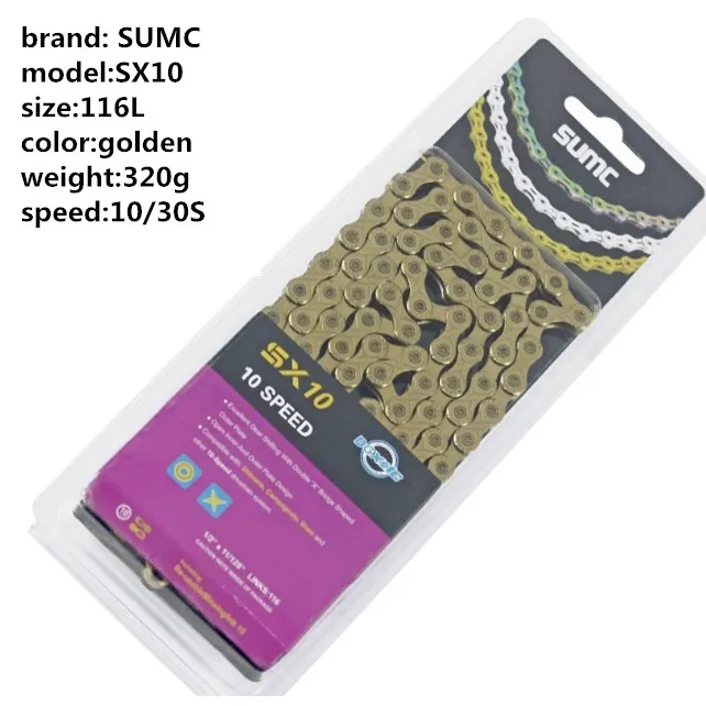 Bicycle Transmission Parts Sumc Bike Bicycle Chain S82/ S99/ Sx9/ Sx10/ Sx11/Sx11EL/Sx12 8/9/10/11/12 Speed Bicycle Chain