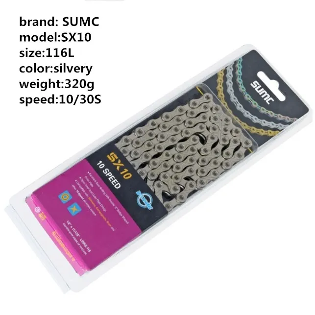 Bicycle Transmission Parts Sumc Bike Bicycle Chain S82/ S99/ Sx9/ Sx10/ Sx11/Sx11EL/Sx12 8/9/10/11/12 Speed Bicycle Chain