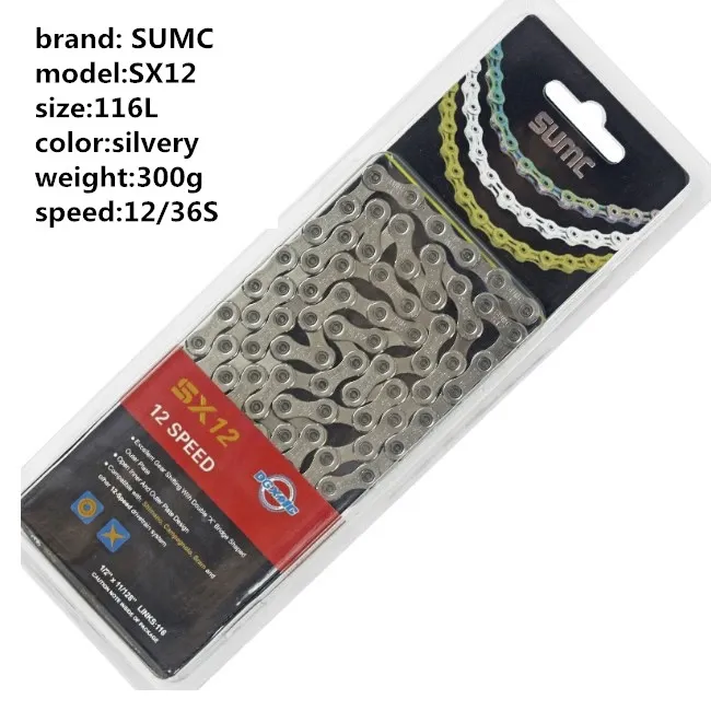 Bicycle Transmission Parts Sumc Bike Bicycle Chain S82/ S99/ Sx9/ Sx10/ Sx11/Sx11EL/Sx12 8/9/10/11/12 Speed Bicycle Chain