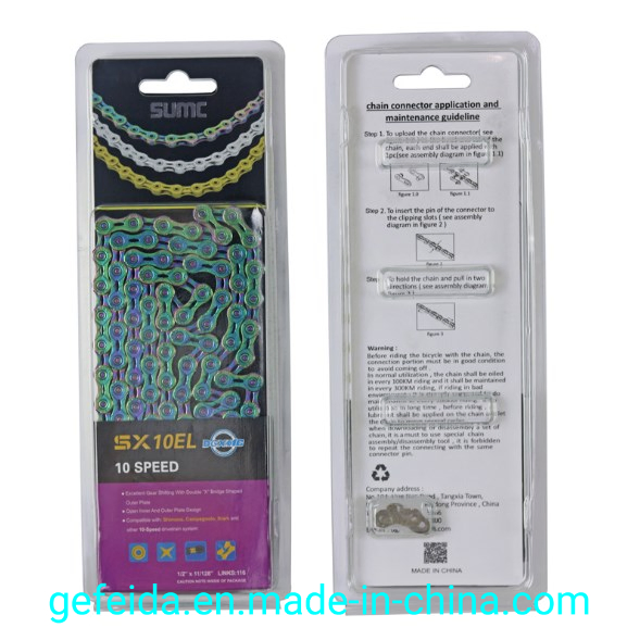 Bicycle Transmission Parts Sumc Bike Bicycle Chain S82/ S99/ Sx9/ Sx10/ Sx11/Sx11EL/Sx12 8/9/10/11/12 Speed Bicycle Chain