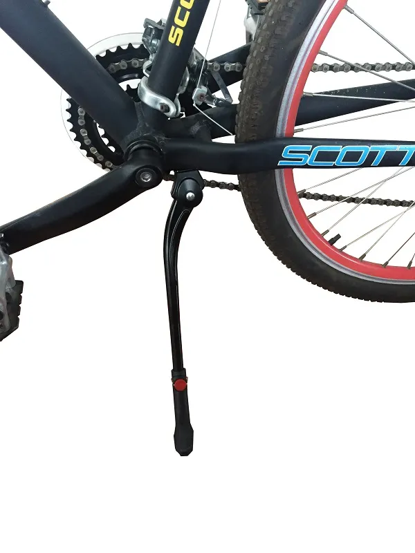 Bike Parts Alloy Adjustable Bicycle Central Kickstand (HKS-023)