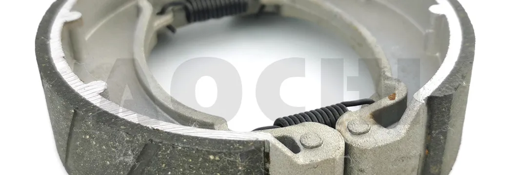 Black Motorcycle Spark Parts Motorcycle Brake Shoe (WY)