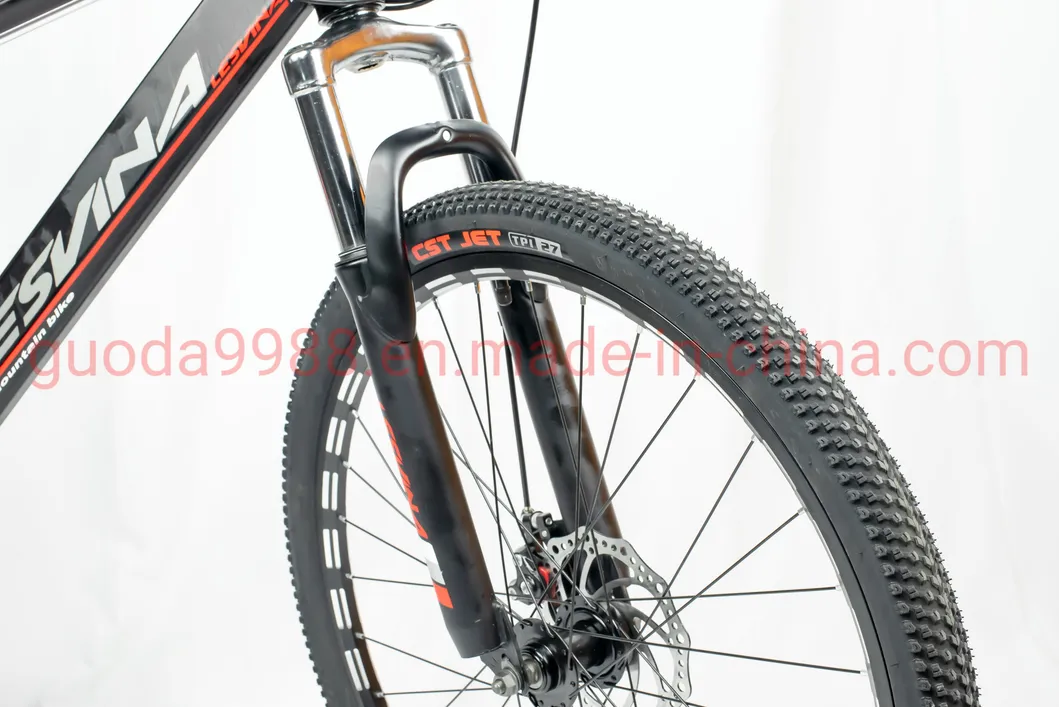 Black Mountain Bicycle with 26 Inches 24 Speed Steel Frame Sport Bike
