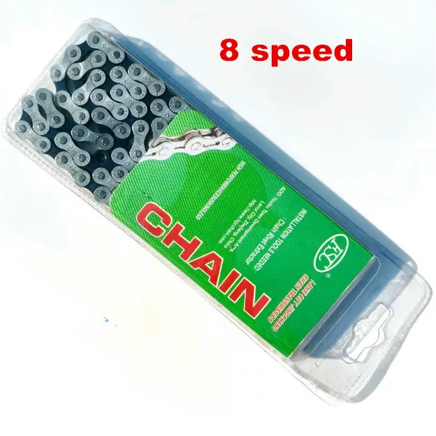 Cheapest 116L Bicycle Chain Fsc 8/9/10/11 Speed Electroplating Bike Bicycle Chain for Mountain Bike