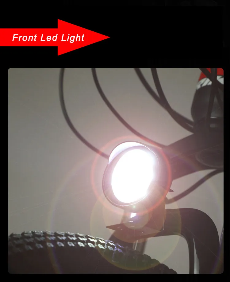 Classic 26inch Fat Tire Electric Bike Ebike Accessories
