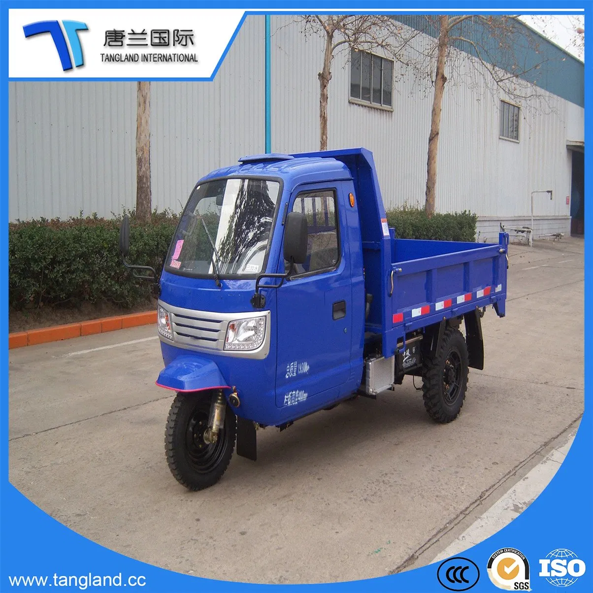 Closed Cabin 3-Wheel Tricycle for Mining