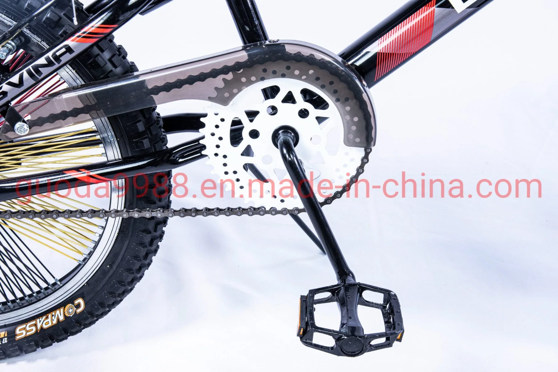 Color Spoke Wheel 20 Inch BMX Bike Single Speed Steel Material Bicycle
