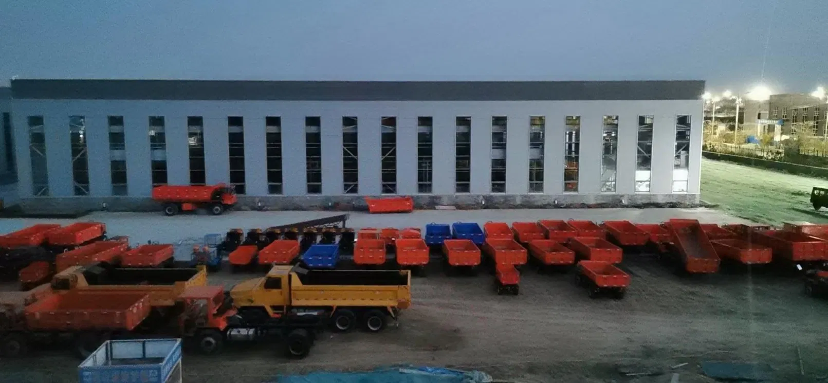 Diesel Electrico Tricycle Underground Dump Truck for Mine