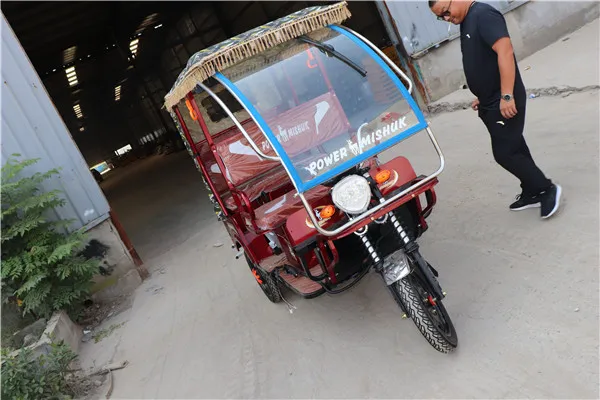 Electric Rickshaw for Bangladesh Market---Misuk, Passenger Rickshaw, Tuk Tuk. E Rickshaw, Obv, Electric Rickshaw Tricycle, Passenger Tricycle, Electric Tricycle