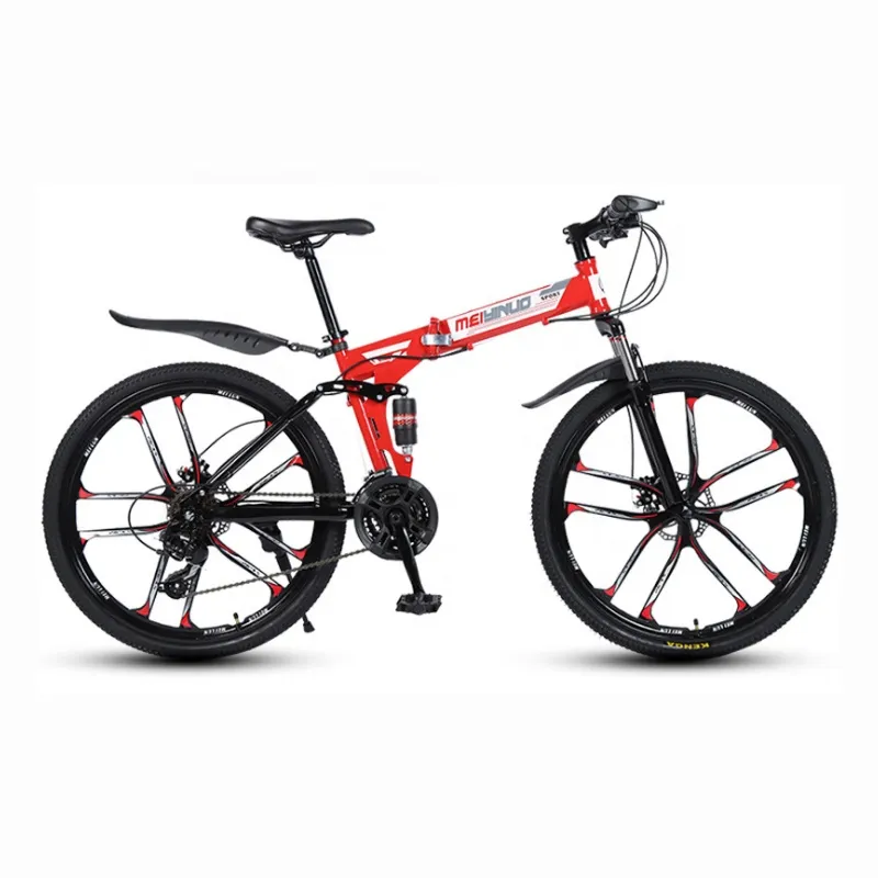 Folding Bike 21 Speed MTB for Female Male Factory Mountain Bicycle