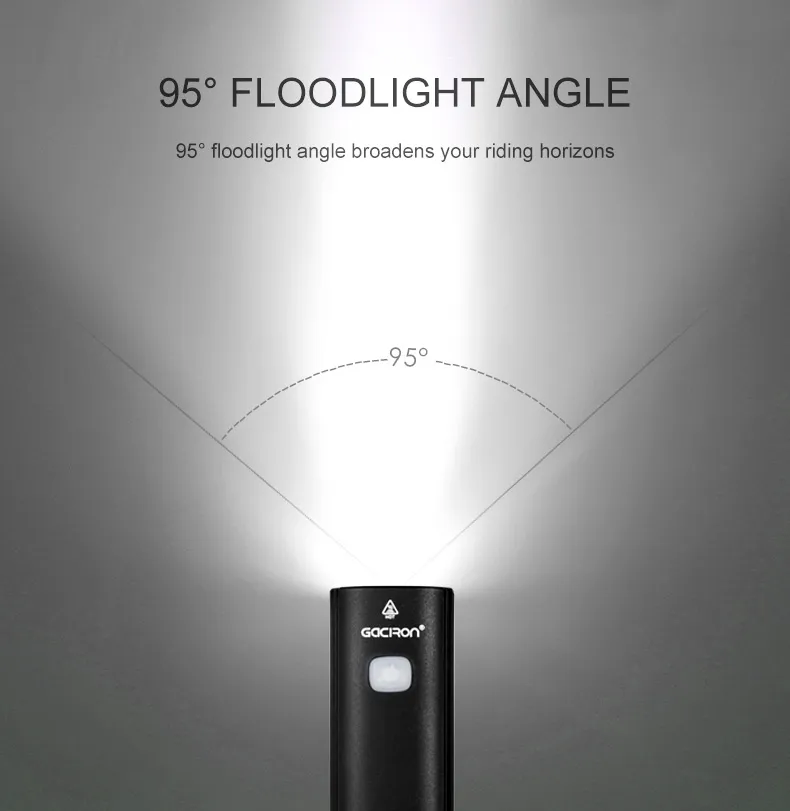 Gaciron 2021 Newest V20c-400 Best Bike Lights Helmet Ipx4 CE RoHS FCC Approved Bike Headlight Bike LED Light Bicycle Headlight