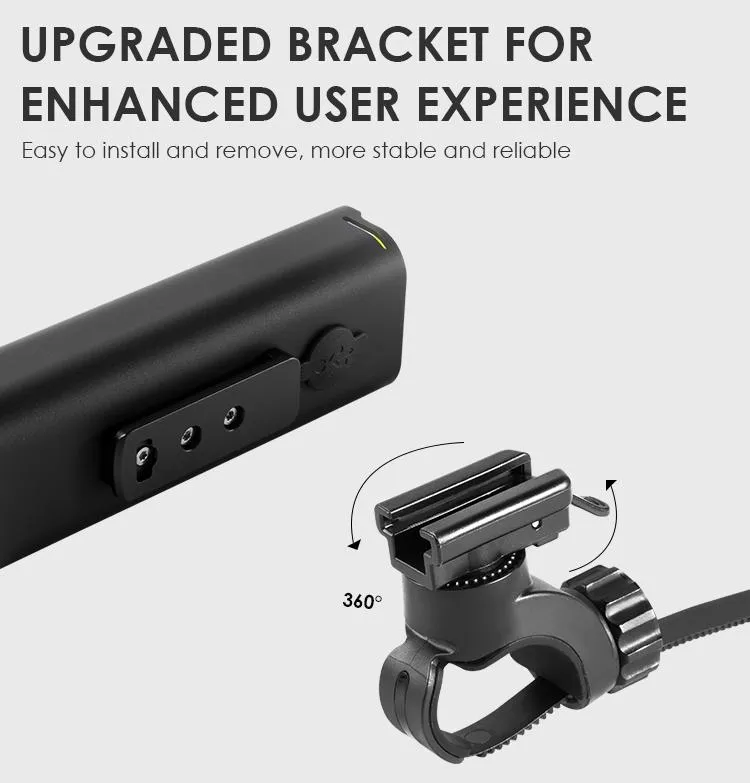 Gaciron Aluminum Alloy Ipx6 Waterproof Rechargeable Bike Light 800 Lumen LED Road Bicycle Accessories Head Lamp