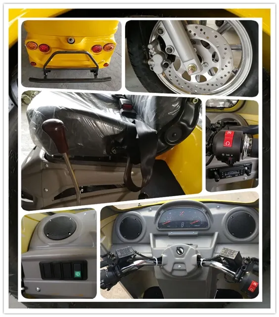 Gasoline Motor Electric Tricycle Tricycle Dtr-15