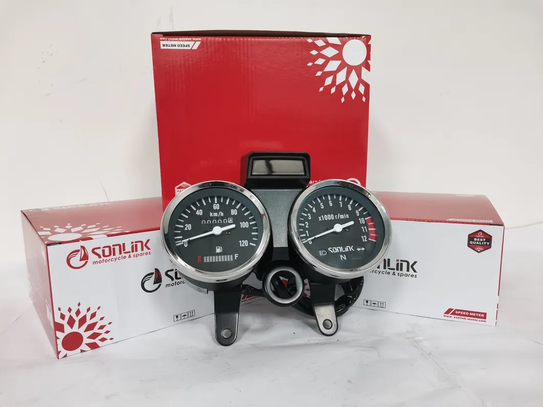 Gn125/150 Motorcycle Speedmeter ABS 12V Instrument Meter Motorcycle Spare Parts