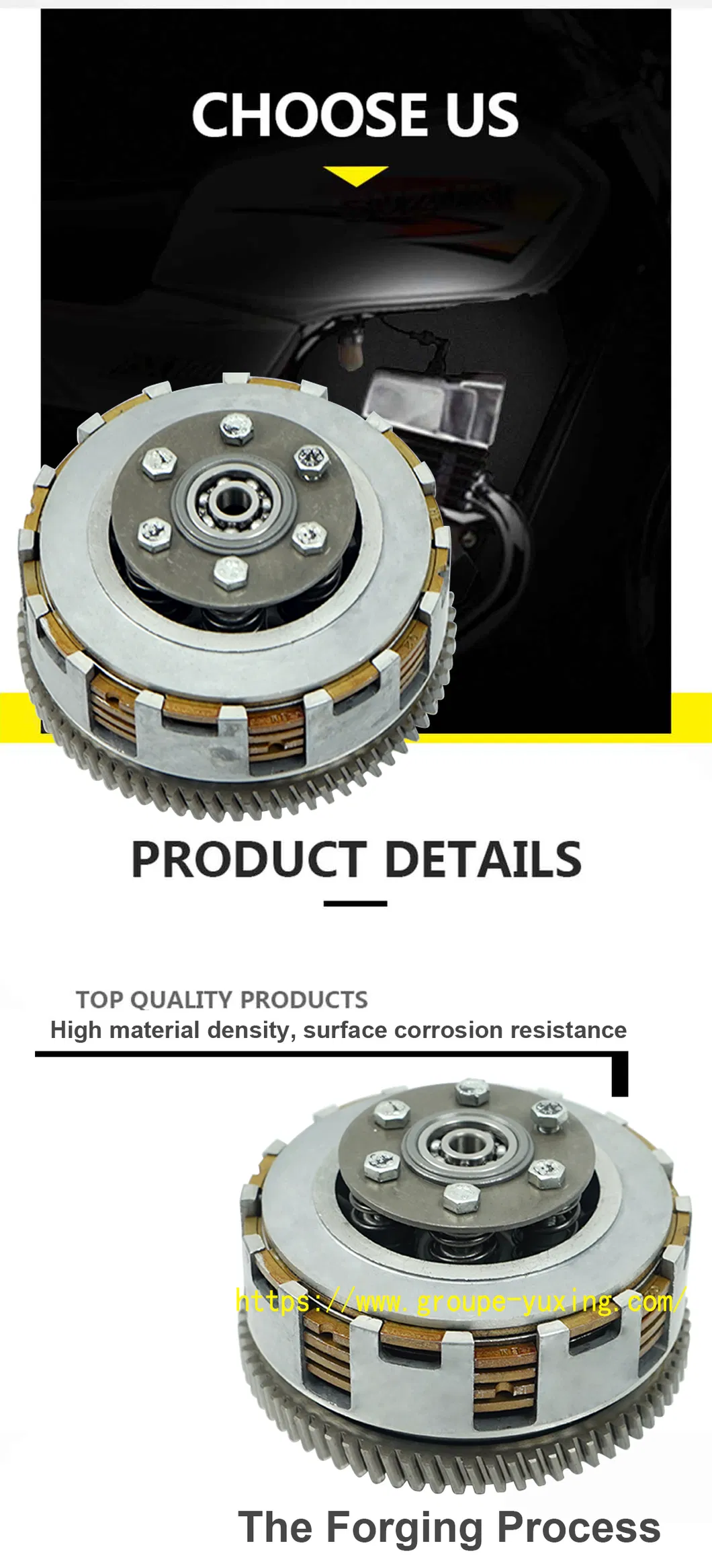 Good Quality Wholesale Professional Motorcycle Parts Bajaj100 Motorcycle Center Clutch Comp Clutch Assembly, Clutch Box