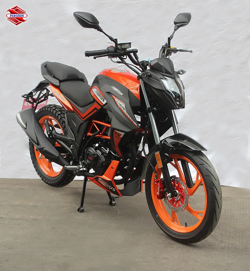 Haojun Ak150cc Adult Motorbikes Scooters Gasoline Gas Fuel Systems 150cc Cruiser Motorcycle