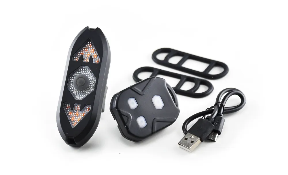 High Quality Remote Control Waterproof Safety Bicycle Tail Light 20lm Safety Rear Light Riding Tail Light Bike Light