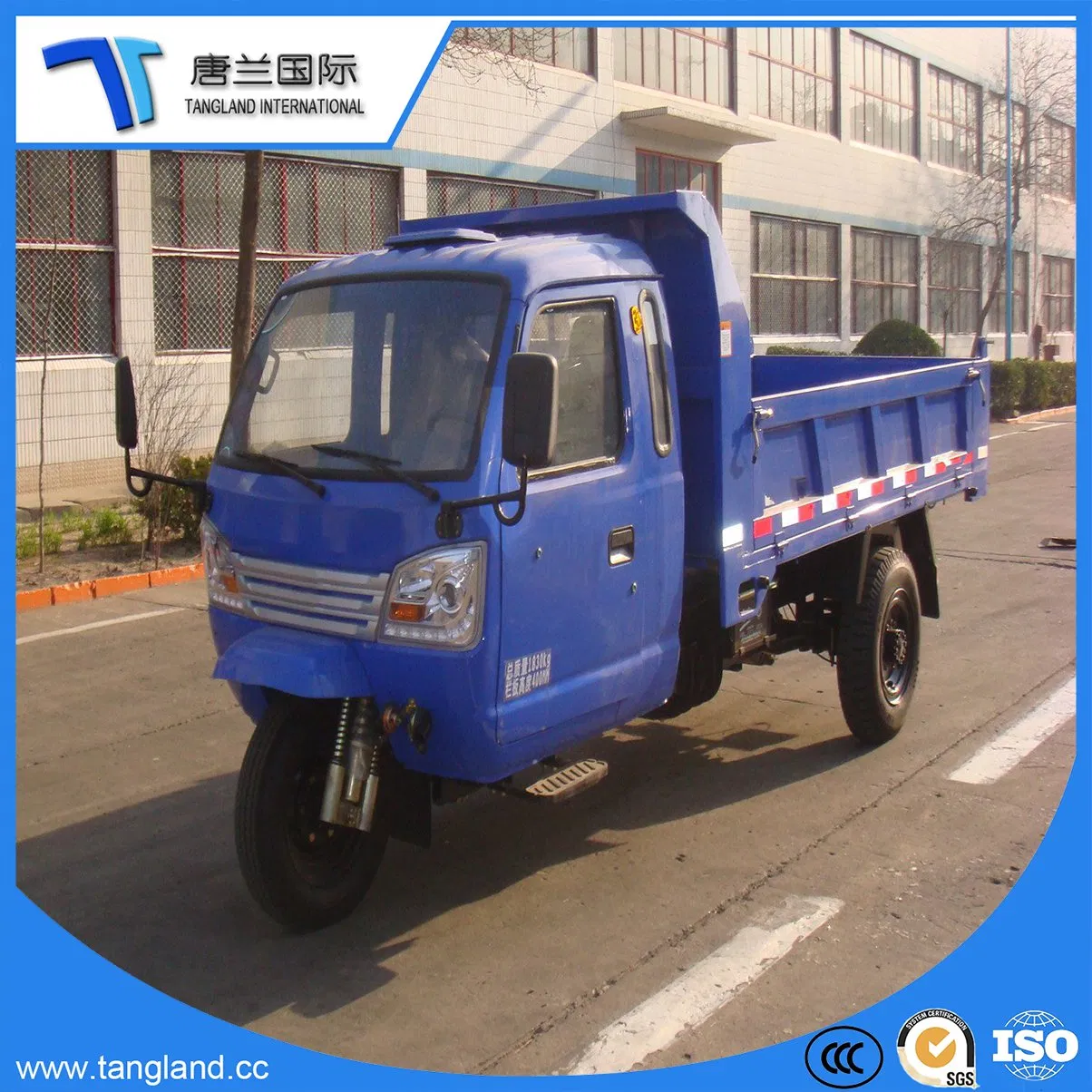 Hot Sale Cargo Diesel Motorized Tipper Three Wheeler/Dump Tricycle