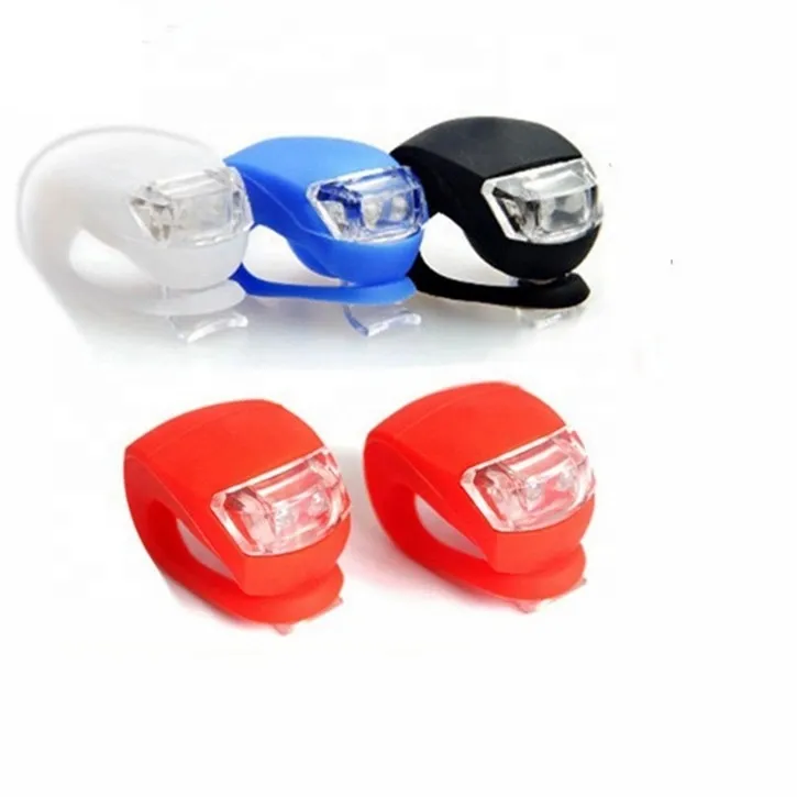 Hot Sale Promotional Wholesale Front&Rear Silicone Rubber Bike Light