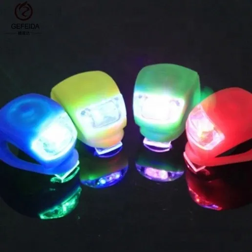 Hot Sale Promotional Wholesale Front&Rear Silicone Rubber Bike Light