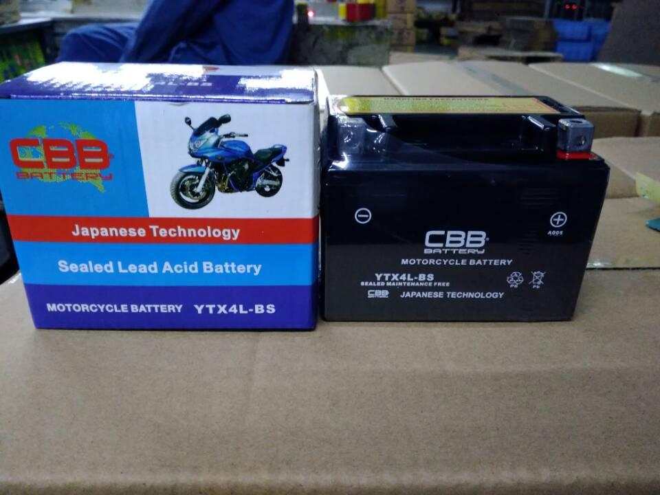 Koyama Ytx4l-BS 4ah 12V Factory Price Mf Gel Motorcycle Battery