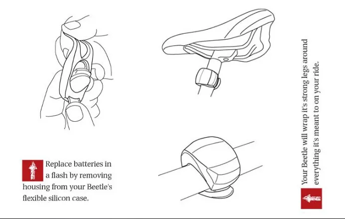 LED Flashing Bicycle Light for Hunt