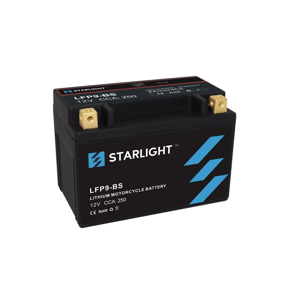 LFP9-BS 12.8V Lithium Motorcycle Battery/LiFePO4 Battery/Powersports Battery