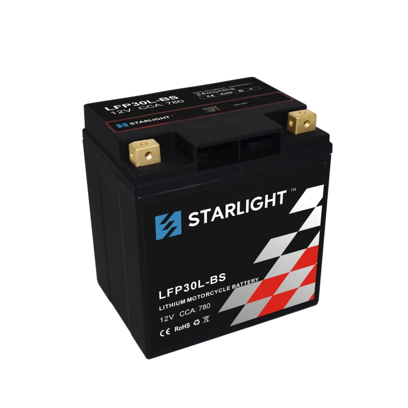 LiFePO4 LFP30L -BS 12.8V Lithium Motorcycle Starting Battery