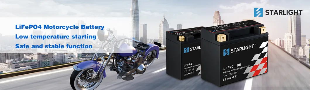 LiFePO4 LFP30L-BS 12.8V Lithium Motorcycle Starting Battery