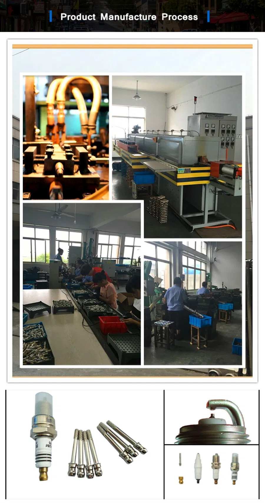 Motorcycle Ignition System Spark Plug Hsa-Cr7 with Carton Packing