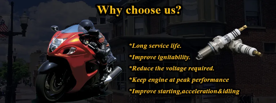 Motorcycle Ignition System Spark Plug Hsa-Cr7 with Carton Packing