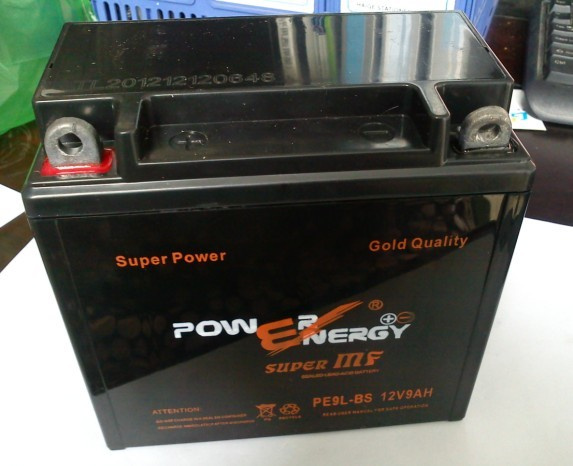 PE9-BS 12V9ah Sealed Maintenance Free Lead Acid Motorcycle Battery
