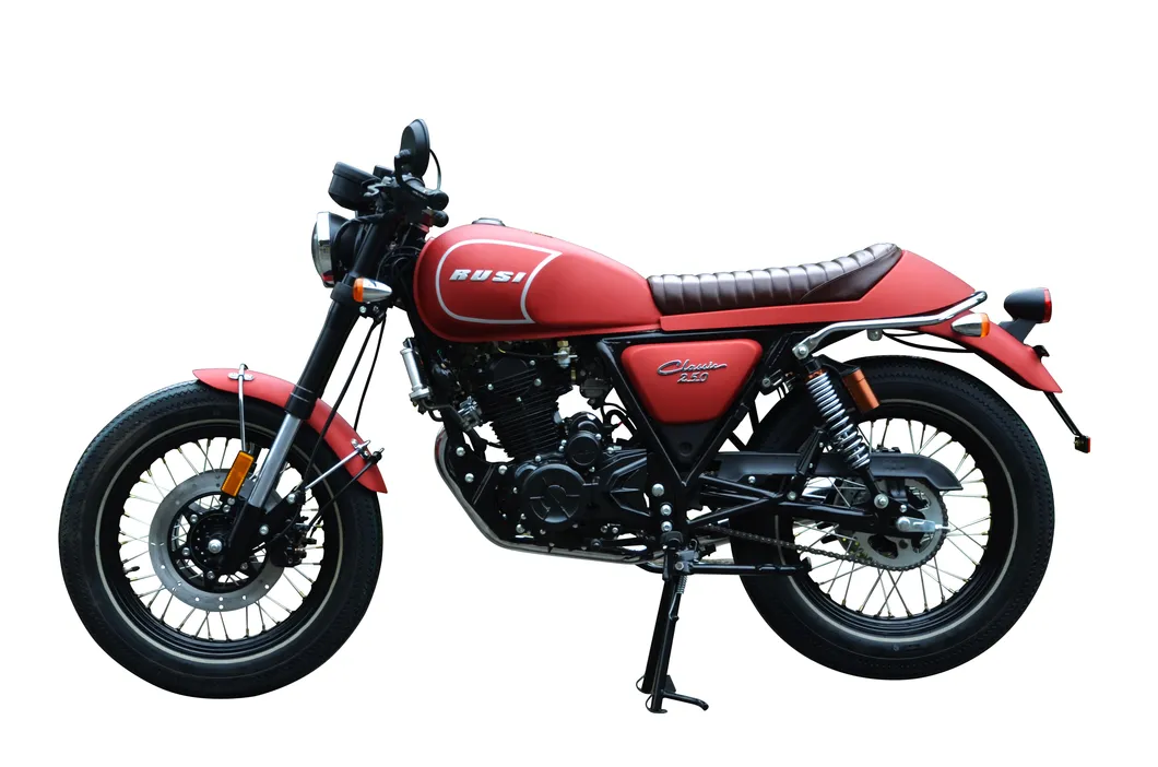 Retro Motorcycle with Efi Engine