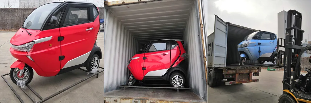 Three Wheel 2 Door L6e Approved Electric Step Vehicle