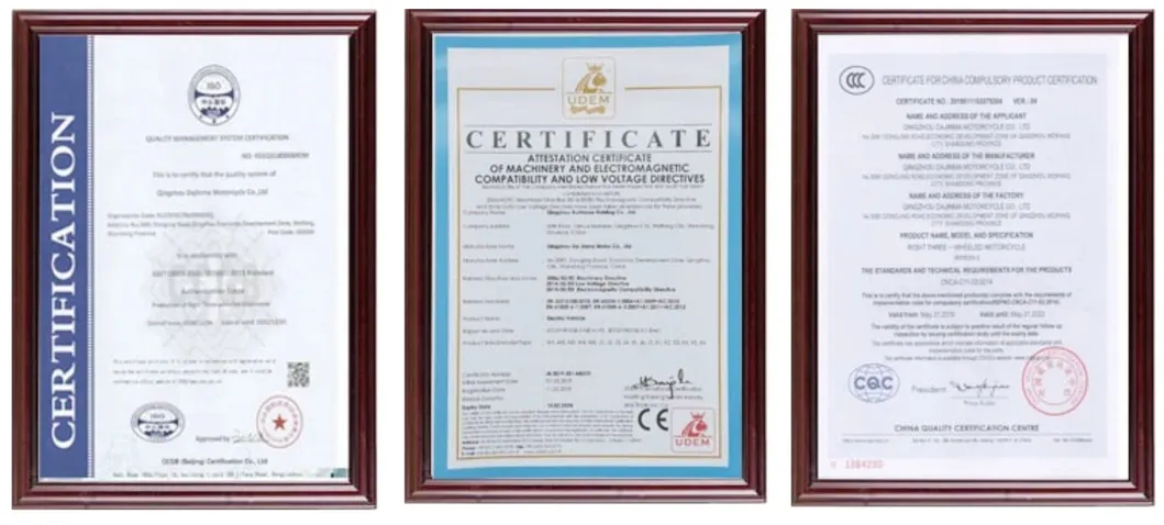 Three Wheel 2 Door L6e Approved Electric Step Vehicle