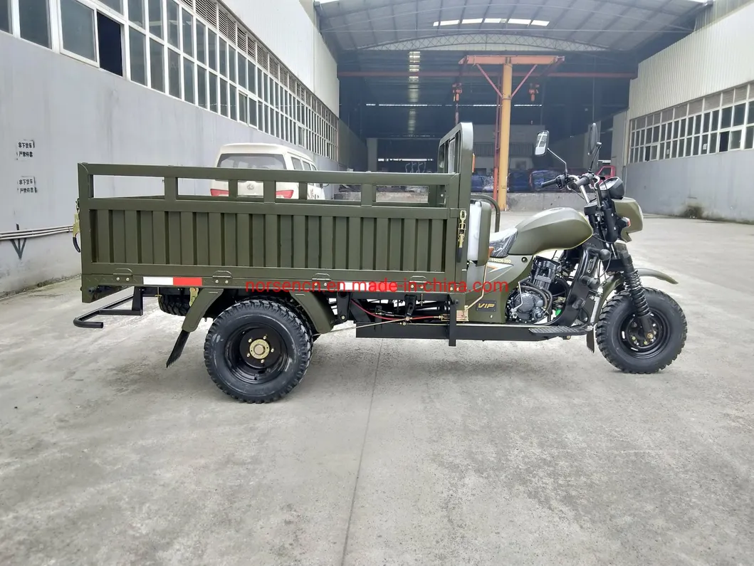 Three Wheel Gasoline Motor/Motorcycle Tricycle with Cargo Box Senegal 200cc 42